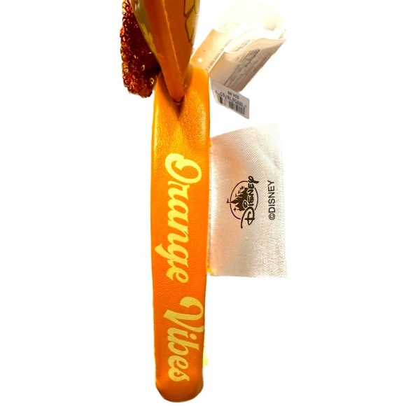 AuthenticDisney ORANGE BIRD Sequin Bow Minnie Ears - NWT - Picture 4 of 5